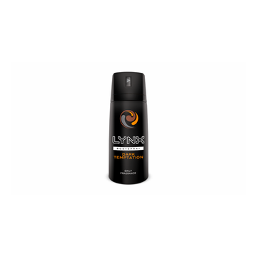 6 Pack x Lynx Men Body Spray Aerosol Deodorant Dark Temptation 155ml